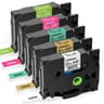 5Pack Compatible Brother PTouch TZe 12mm Label Tape Refills For Home And Office Organization 7