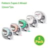 Compatible DYMO LetraTag 12mm Plastic Label Tape Refills For LT100H 200B QX50 6