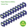 Compatible DYMO LetraTag 12mm Plastic Label Tape Refills For LT100H 200B QX50 21
