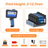 600DPI Handheld Inkjet Printer With FastDrying Ink For Date Batch Number QR Code And Logo Printing 6