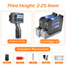 127mm Handheld Inkjet Printer Portable Batch Code Expiry Date And QR Code Printing Machine 7