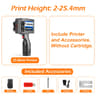 127mm Handheld Inkjet Printer Portable Batch Code Expiry Date And QR Code Printing Machine 8
