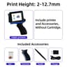 Mini Handheld Inkjet Printer For Date Coding QR Codes And Packaging 7
