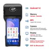 Android 14 Portable POS Terminal With 626 Inch Touchscreen NFC Scanner And 80mm Thermal Printer 6