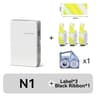 N1B18 Mini Portable Thermal Transfer Label Printer With LongLasting Ribbon And PET Stickers 12
