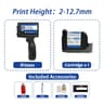 1755PLUS 127mm Portable Handheld Inkjet Printer For QR Codes Barcodes And Batch Date Printing 7
