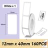 D30 Q30 Compatible Thermal Label Stickers 615mm SelfAdhesive Printer Paper  1 Roll 10