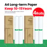 A4 Thermal Printer Paper Roll And Folded QuickDry Printing Paper For A40 8