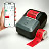 Portable Inkless Bluetooth Label Printer With Color Paper Support For Retail And Home Organization 9