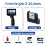 1750 Plus Portable Handheld Inkjet Printer 127254mm Date Coding And Barcode Printing Machine 7