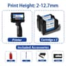 1750 Plus Portable Handheld Inkjet Printer 127254mm Date Coding And Barcode Printing Machine 9