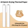 A4 QuickDry Thermal Printer Paper Rolls And Folded Sheets For M832M833M834M835 8