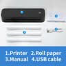 Portable A4 Bluetooth Thermal Printer For Wireless Inkless Document Printing 8