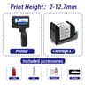 E17 127mm Portable Handheld Inkjet Printer For QR Codes Barcodes And Date Coding 8