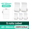 40 X 30mm White Thermal Label Stickers For M108 M110 M120 M200 M220 M221 Printers 9