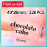 Transparent Thermal Label Stickers For B1B21 Printers  SelfAdhesive Clear Labels 7