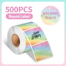 Waterproof Round Thermal Label Stickers 5001000PCS For 241 Printer 10