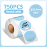 Waterproof Round Thermal Label Stickers 5001000PCS For 241 Printer 16