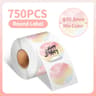 Waterproof Round Thermal Label Stickers 5001000PCS For 241 Printer 21