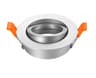 Adjustable Round Recessed Ceiling Spotlight Frame For GU10 MR16 Bulbs 256 Inch Cutout 11