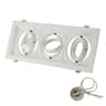Adjustable Square Recessed Ceiling Light Frame For GU10 MR16 LED Spotlights 9