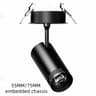 Adjustable Focus LED Spotlight With Rotating Head For Track And Surface Mounted Art Lighting 6
