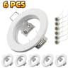 6PCS Recessed LED Downlight Mounting Frames With GU10 Lamp Holders For Ceiling Spotlights 5