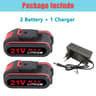 21V 7500mAh High Capacity Rechargeable Lithium Battery For Cordless Power Tools 6