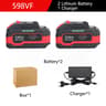 18V 21V High Capacity Rechargeable Lithium Ion Power Tool Replacement Battery With BMS 9