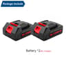 18V 7500mAh Rechargeable Lithium Ion Battery Pack For Cordless Power Tools 7