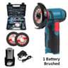 12V Cordless Mini Angle Grinder 19500 RPM Electric Cutting And Polishing Tool 6