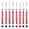 8PCS 20mm Deep Hole Marker Pens Waterproof Long Nib Marking Tools For Woodworking And Metal 6