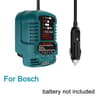 Portable 18V Battery Car Charger With Cigarette Lighter Plug And LED Indicator 8