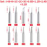 900MT LeadFree Soldering Iron Replacement Tips Set 5PCS12PCS For Precision Repairs 6