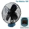 8 Inch Cordless Battery Powered Camping Fan For 18V 20V Power Tool Batteries 8