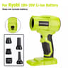 350W Cordless Turbo Jet Blower With Adjustable Airflow And 5 Nozzles 7