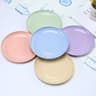 5 PCS Nordic Wheat Straw Plates For Fruits Snacks And Everyday Serving 7