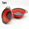 Space Saving Round Collapsible Colander And Vegetable Washing Basket 8