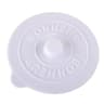 Solid Color Silicone Cup Lid With Embossed Letter Design 6
