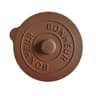 Solid Color Silicone Cup Lid With Embossed Letter Design 11