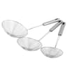 3 Size Stainless Steel Kitchen Strainer Set For Easy Draining And Cooking 6