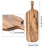 Double Sided Wooden Cutting Board With Handle For Kitchen And Charcuterie Serving 7