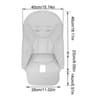 Soft PU Leather Baby High Chair Seat Cover Replacement 7