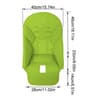 Soft PU Leather Baby High Chair Seat Cover Replacement 10