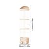 Vertical Clear Stuffed Animal Storage Tube Organizer 8