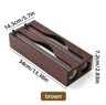 Bamboo Cling Film Tin Foil Cutter Box Kitchen Organizer With Built In Cutter 1 Pc 1