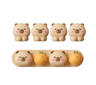 Capybara Desktop Cable Organizer Cute Silicone Punch Free Holder For Charging And Data Cables 7