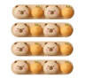 Capybara Desktop Cable Organizer Cute Silicone Punch Free Holder For Charging And Data Cables 8