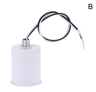 E27 Ceramic Screw Light Socket Round LED Filament Lamp Holder For Indoor Use 5
