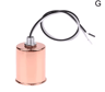 E27 Ceramic Screw Light Socket Round LED Filament Lamp Holder For Indoor Use 1
